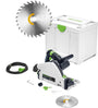 Festool TS 55 F-Plus Tauchsäge - Master Edition im Systainer. Grüne Tauchsäge für präzise Tauchschnitte in Holz und Plattenmaterialien.