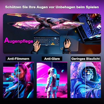 Minifire MFG24C1 Curved Gaming Monitor 24 Zoll Schwarz