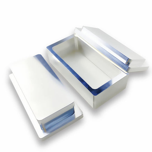 LTQ Vapor Pre Press Mold 5x10 cm Vorpressform für Kolophonium aus Aluminium, dreiteilig