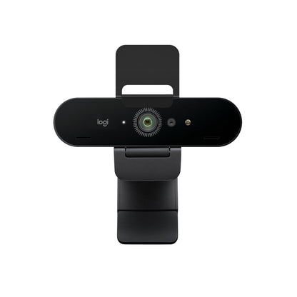 Logitech Brio 4K Webcam für Videokonferenzen - Graphit. Kompakte, rechteckige Graphit-Webcam für 4K-Videokonferenzen.