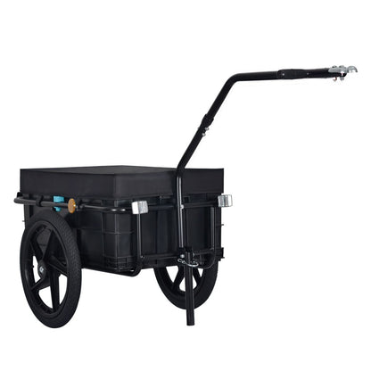 Tiggo Lastenanhänger & Handwagen 2-in-1, 70 Liter Transportbox