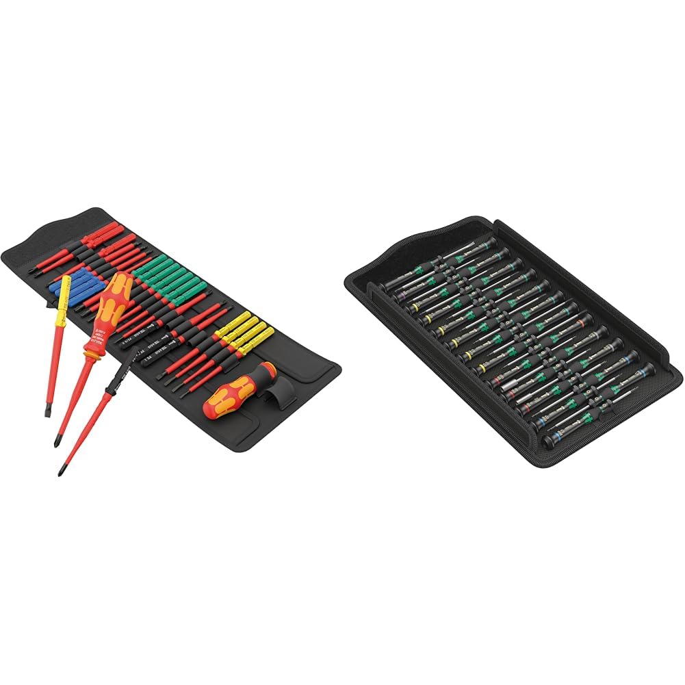 Wera Kraftform Big Pack 1 VDE & Micro Schraubendreher-Sets – Doppelpack: Für 1000V Elektro- und Präzisionsarbeiten.