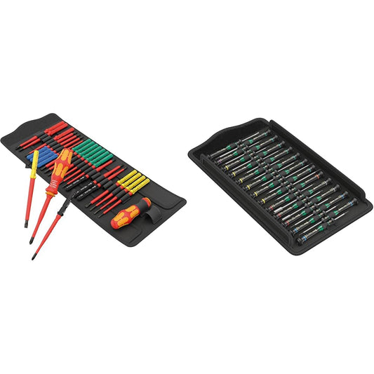 Wera Kraftform Big Pack 1 VDE & Micro Schraubendreher-Sets – Doppelpack: Für 1000V Elektro- und Präzisionsarbeiten.