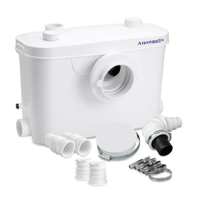 Aquamatix Hebeanlage 400W Sanitäre Abwasserpumpe 3 Einlässe, 6.5m