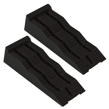 Thule Levelers Parknivellierer Auffahrkeile Set für Wohnmobile, schwarz, mit Tragetasche