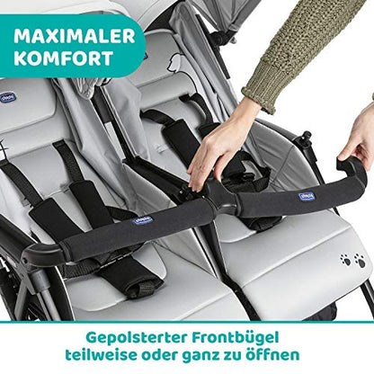 Chicco OHlalà Twin Geschwisterwagen – Kompakt & Ab Geburt