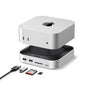 UGREEN Mac mini M4 Dock - DP 4K@240Hz, SSD & Dual-Monitor. Flaches, raumgraues Design. Erweitert Mac mini um SSD und Dual-Monitor.