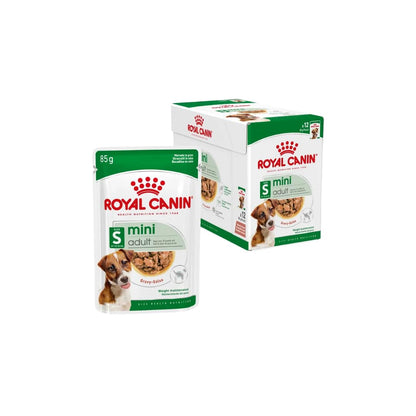 Royal Canin Mini Adult Nassfutter für kleine Hunde, 4 x 12 x 85 g