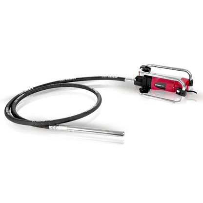 STREND PRO Betonrüttler elektrisch 2300 W – 4m Welle. Kompaktes Gerät mit 4m langer biegsamer Welle zur Verdichtung von Frischbeton.