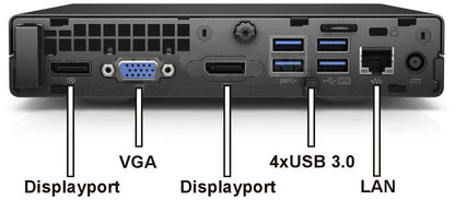 HP i7 Silent Mini-PC - 16GB RAM, 512GB SSD, Win 11 Pro #8014