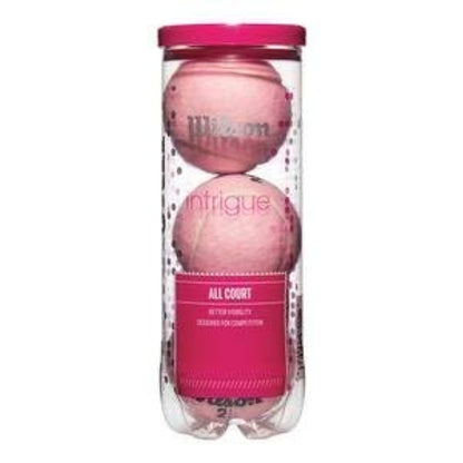 Wilson Intrigue Tennisbälle rosa, 12 Dosen à 3 Bälle