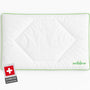 Welldora Kinderkissen 40x60 cm – flach, Baumwollbezug, ab 1 Jahr