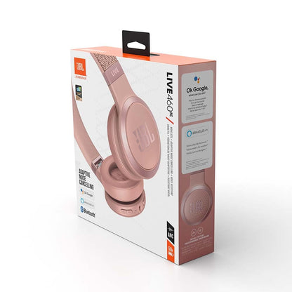 JBL Live 460 NC Noise-Cancelling Bluetooth Kopfhörer Rosa