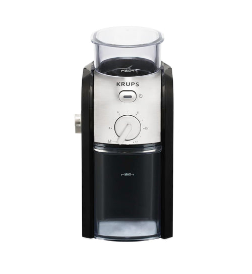 Krups GVX212 Kaffeemühle, Scheibenmahlwerk, 17 Mahlstufen, schwarz