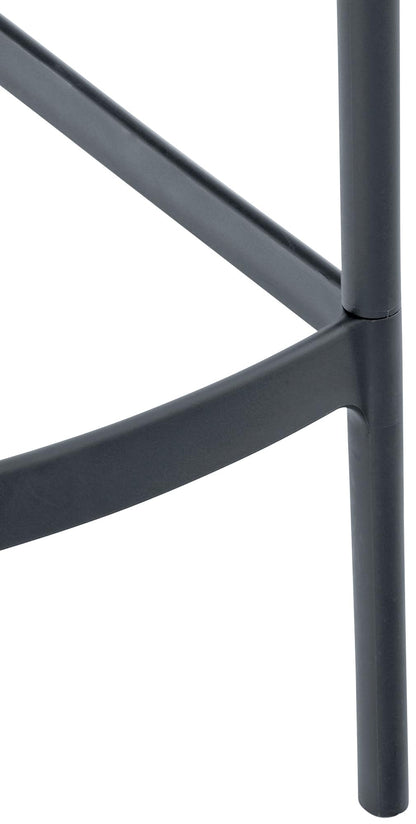 CLP Barhocker Air Kunststoff Pflegeleicht - Dunkelgrau, 75cm
