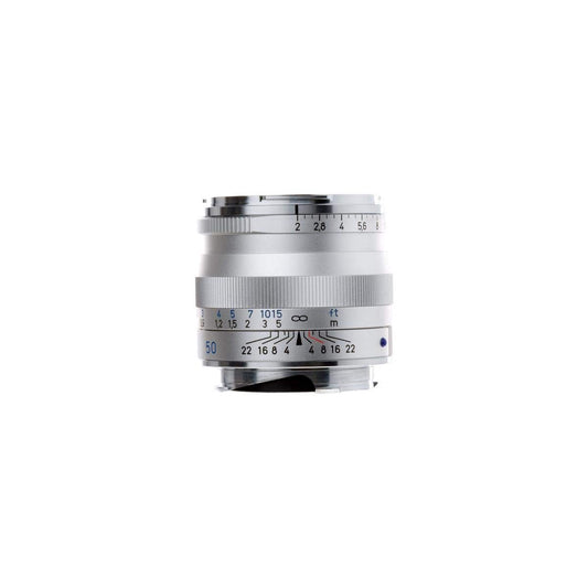 Zeiss 50mm f/2.0 Planar T* ZM Objektiv - Leica M, Silber