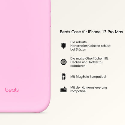 Beats iPhone 17 Pro Max Hülle MagSafe Kamerasteuerung - Kieselrosa