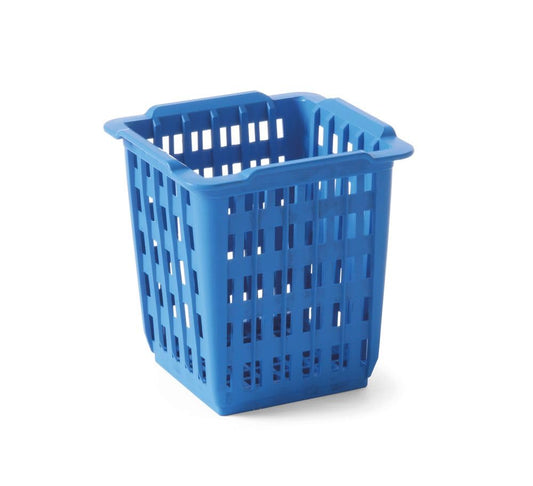 HENDI Besteckkorb Spülmaschinenkorb - Blau, 10er Pack. Blaue, rechteckige Körbe mit Fächern zum Sortieren von Besteck in der Spülmaschine.