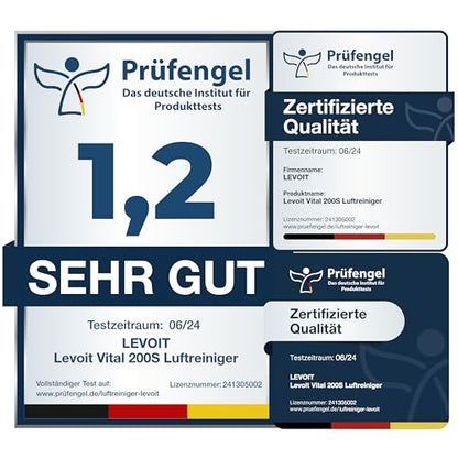 LEVOIT Luftreiniger Allergiker-Tiermodus – HEPA, 87m²