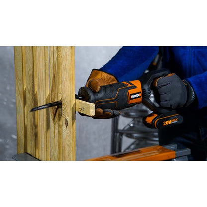 WORX WX500.9 Akku-Säbelsäge 20V – Ohne Akku & Ladegerät