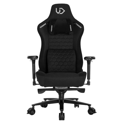 ULTRADESK Throne Gaming Bürostuhl – Schwarz mit Memory Kissen