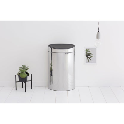 Brabantia Touch Bin New Edelstahl Abfalleimer 40L - Brilliant Steel