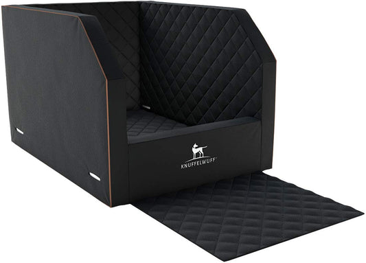 Knuffelwuff Cargo Auto Hundebox – 60x105x50cm Schwarz