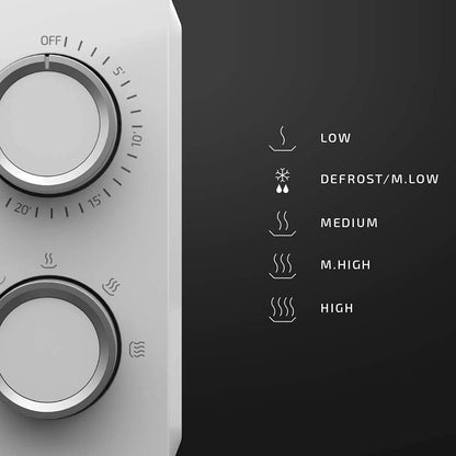 Cecotec Mikrowelle ProClean 3020 - 20 Liter 700 Watt Weiss