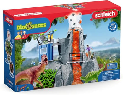 Schleich DINOSAURS Große Vulkan Expedition Spielset 42564
