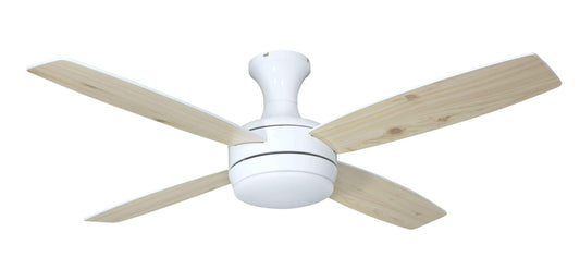 aireRyder Saturn Deckenventilator mit Licht & FB – weiss 132cm: Weisser Ventilator, 132cm, mit Licht. Zur Luftzirkulation und Raumbeleuchtung.