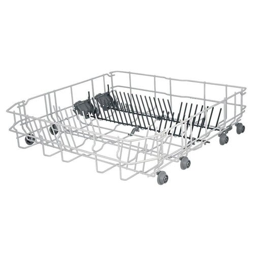 LUTH Profi Parts Unterkorb – kompatibel Bosch 00775102, rechteckiges graues Metallgitter zum Einräumen von Spülgut im Geschirrspüler.