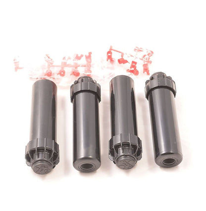 Hunter Versenkregner PGJ-04 Pop-Up Metall Schwarz Rot 4er-Set