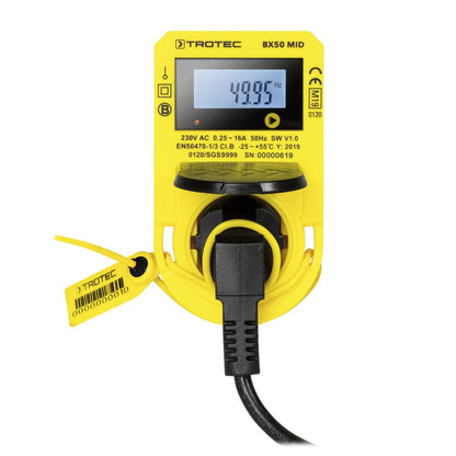 TROTEC BX50 MID Energieverbrauchsmessgerät, bidirektional, IP54