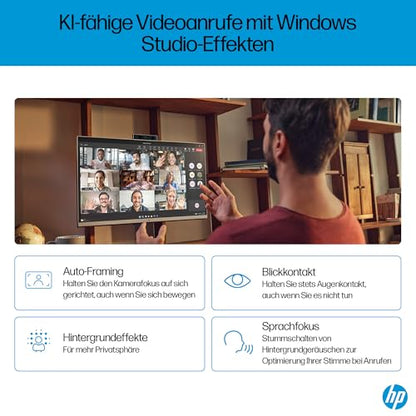 HP OmniStudio X 27-cs0273ng All-in-One KI PC - Silber
