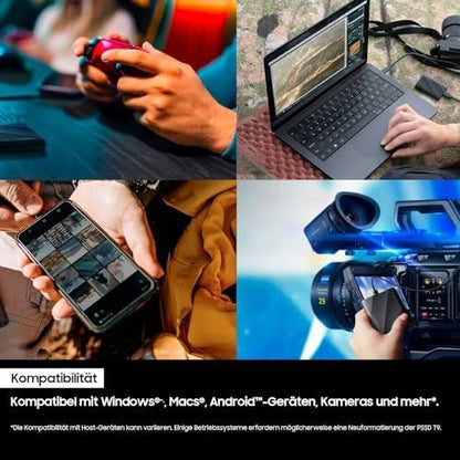 Samsung Portable SSD T9 externe SSD - 2 TB (MU-PG2T0B/EU)