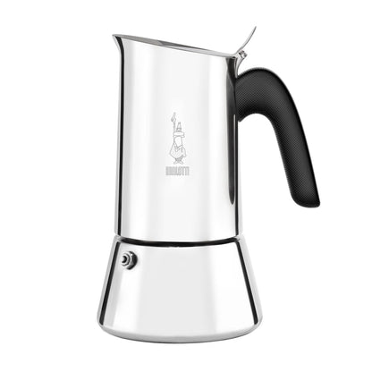 Bialetti Venus Espressokocher Edelstahl induktionsgeeignet 6 Tassen in Silber