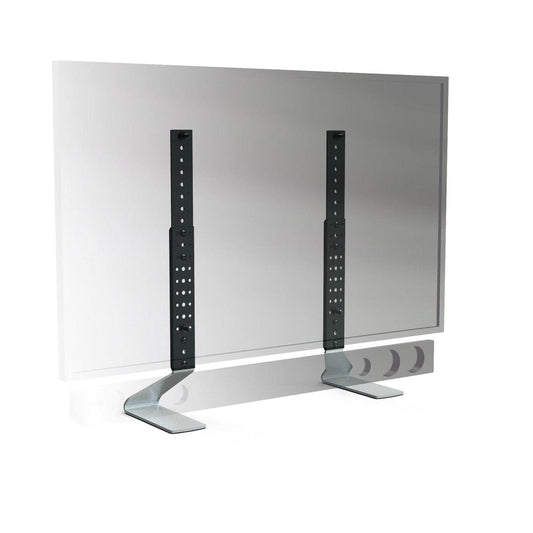 Erard FIT-UP XL 035310 Universal TV Tischständer 40-65 Zoll Schwarz: Ein schwarzer Standfuß für 40-65 Zoll TVs.