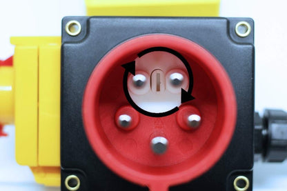 sys2sell KOA7-400V Schalter-Stecker-Kombination 3-phasig 400V Not-Aus