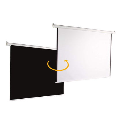 CCLIFE Motor Beamer Leinwand Elektrisch 85/95 Zoll