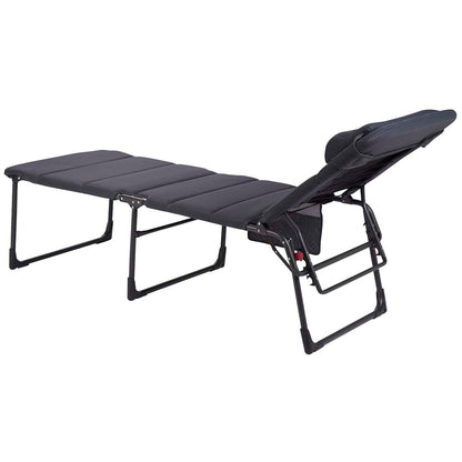 Crespo AP363 XL Air Deluxe Sonnenliege Alu - Grau