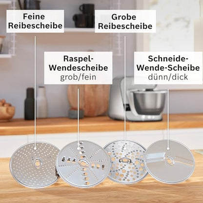 Bosch Küchenmaschine MUM5 MUM5XL72 mit Waage Grau/Silber