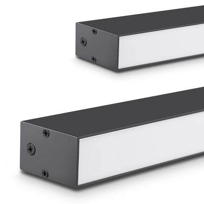 Glitzerlife LED Deckenleuchte 107cm Schwarz Dimmbar