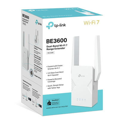 TP-Link RE225BE Wi-Fi 7 WLAN Repeater Dual-Band EasyMesh
