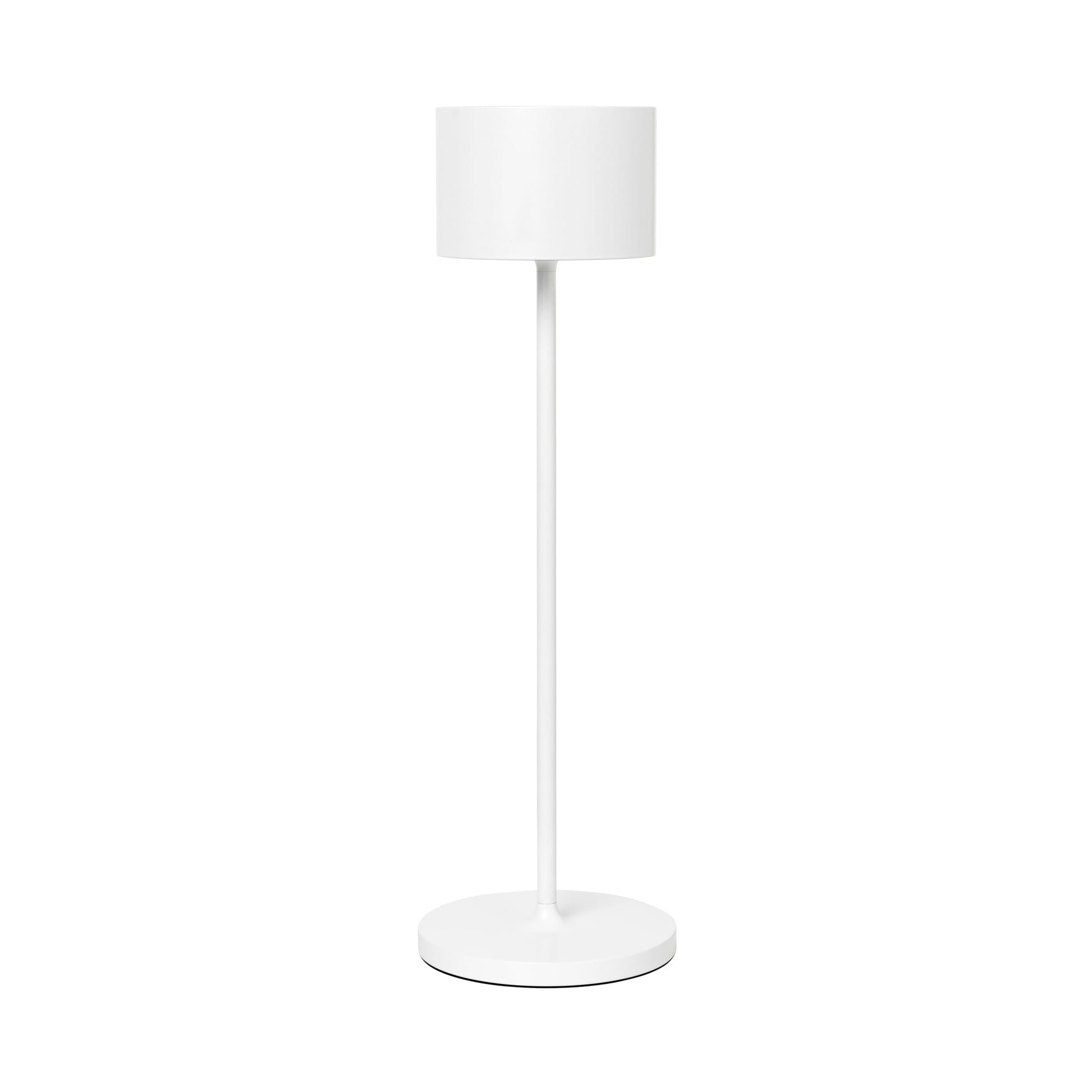 Blomus Farol Mobile LED Akku-Leuchte für Innen & Aussen, Weiss: Weiße Akku-Leuchte. Spendet kabellos Licht innen & außen.