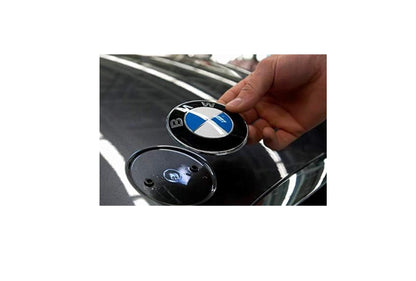 BMW Original Logo – Motorhauben Emblem mit Befestigungsösen