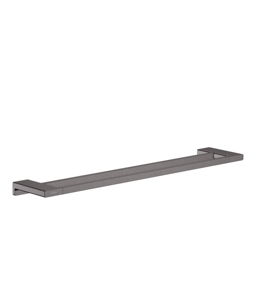 hansgrohe AddStoris Doppelbadetuchhalter - Brushed Black Chrome