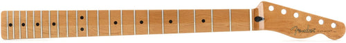 Fender Telecaster Hals – gerösteter Ahorn, 9.5 Zoll, C-Form. Gerösteter Ahornhals (C-Profil, 9.5" Radius) für Aufbau/Ersatz eines Telecaster-Gitarrenhalses.