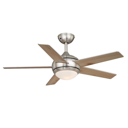 Fresco Deckenventilator 112 cm mit Licht – Nickel gebürstet