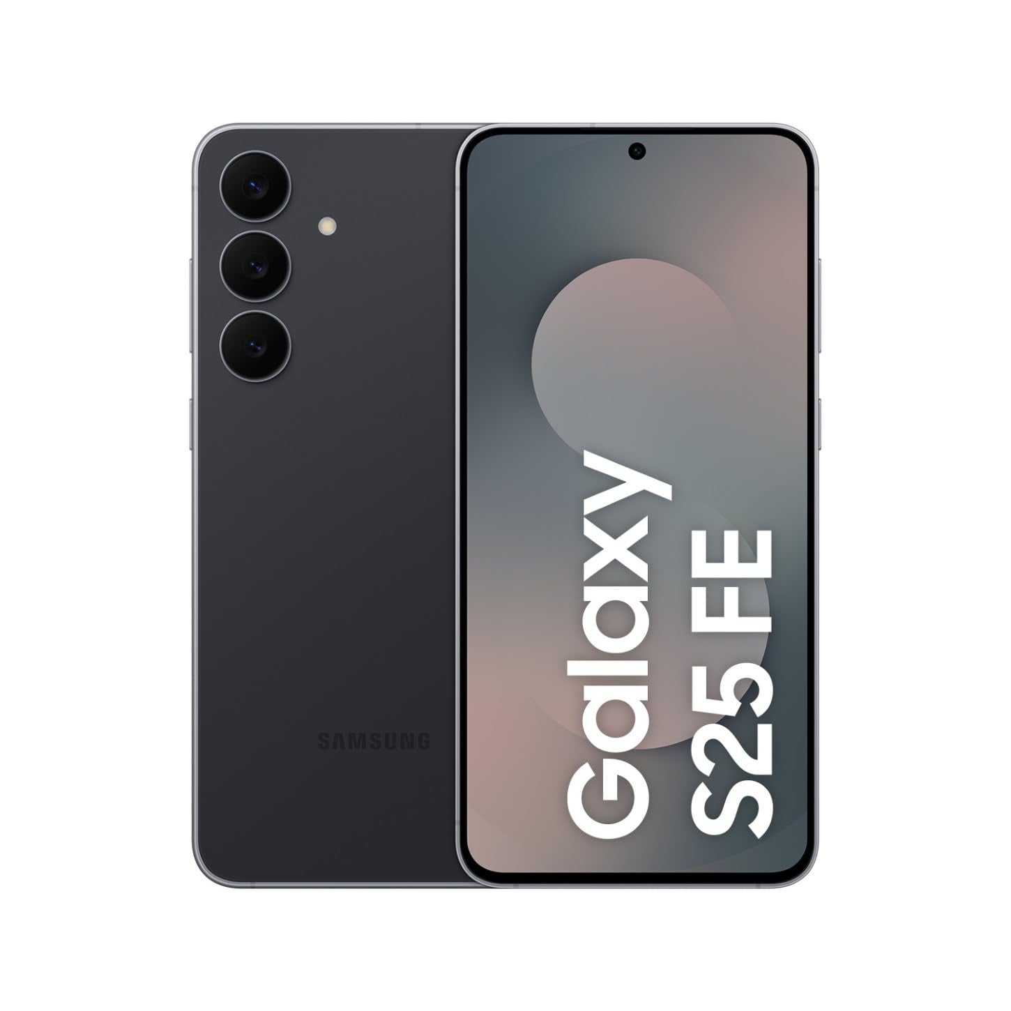 Samsung Galaxy S25 FE Smartphone 128 GB 8 GB RAM JetBlack mit schlankem Gehäuse und 50-MP-Kamera