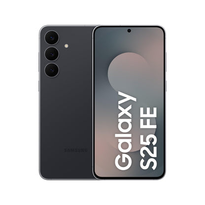 Samsung Galaxy S25 FE Smartphone 128 GB 8 GB RAM JetBlack mit schlankem Gehäuse und 50-MP-Kamera